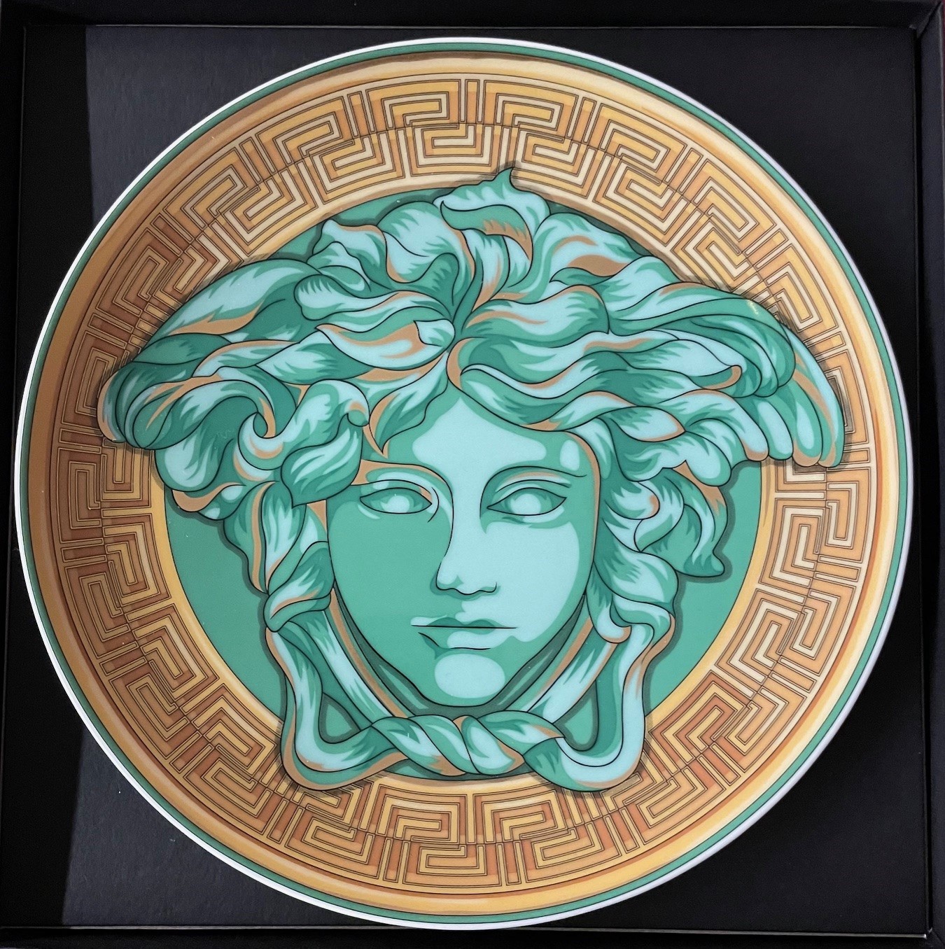 Brotteller Versace Medusa Amplified Green Coin
